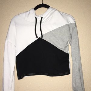 Amyfashion crop top hoodie